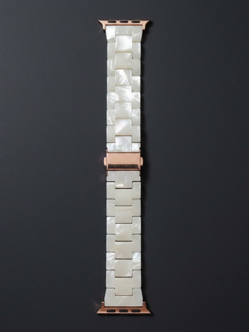 Plunder Design Ivory Apple Watch Band for Smartwatches 38mm to 41mm